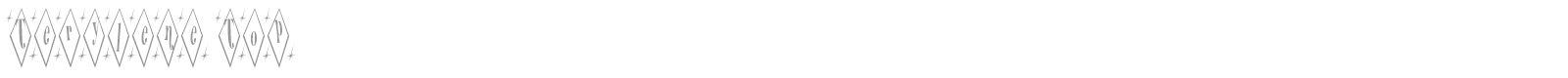 Terylene Top font preview